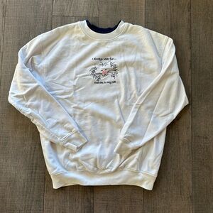 Vintage cat crewneck sweater size L